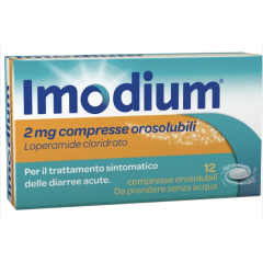 imodium 12 compresse orosolubili 2mg - farmed srl